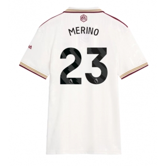 Billige Fotballdrakt Arsenal Mikel Merino #23 Replika Tredjedrakt Dame 2025-26 Kortermet